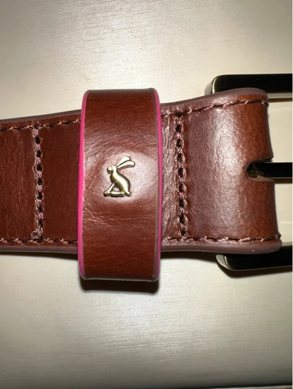 Genuine Vintage Leather Belt British UK Earthcore Joules S